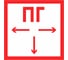 Знак EKF F 09 "Пожарный гидрант" 300x300 мм, металл световозвращающего исполнения, ГОСТ Р 12.4.026-2001 zn-f-09-s 1