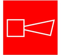 Знак EKF F11 "Звуковой оповещатель пожарной тревоги" 200x200 мм, пластик с фотолюминесцентным покрытием, ГОСТ Р 12.4.026-2001 pn-f-11-f