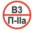 Знак EKF "Категории помещения по взрывопожарной и пожарной опасности В3 П-IIа" 200x200 мм, пластик ГОСТ Р 12.4.026-2015 pn-b3-p-lla 1
