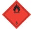 Знак EKF для маркировки опасных грузов "Кл.3" 250x250 мм, пленка самоклеящаяся ГОСТ 19433-88 an-7-03 1