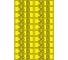 Наклейка знак электробезопасности «36 в» REXANT 15x50 мм (20штук на листе) 56-0009-1 1