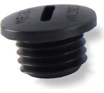 Заглушка отверстия Weyer DPK-M12B - заглушка под плоскую отвертку, нар. M12x1.5 WE6800100