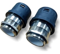 Муфта для гофрированных труб Weyer WQGMZ-M40B-D/AD42.5 - коннектор прямой, нар. M40x1.5 WE0603300