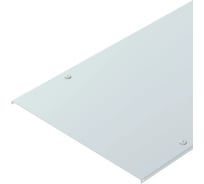 Крышка с фиксаторами OBO Bettermann DRL 400 FS, для лотков, B=400 мм, L=3000 мм, сталь, конвейерный цинк 6052401