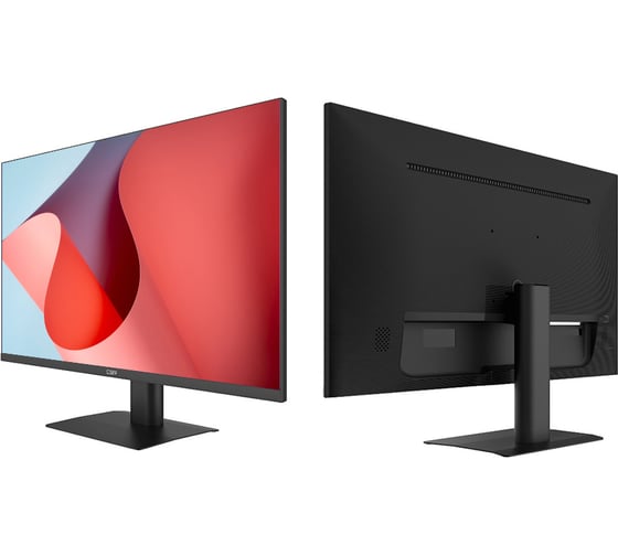 Монитор CBR Lcd 23.8" mf-2402 безрамочный, ips, fhd 1920x1080, 75гц, динамики 2 3w, 1 dp, 1 hdmi, 1 vga, freesync, черный, кабели 1 dp+1 hdmi+1 vga 1.5м в комплекте LCD-MF2402-OPC