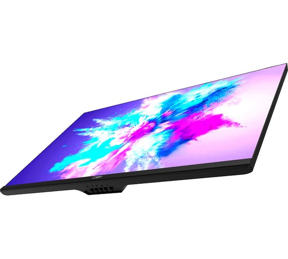 Монитор CBR Lcd 23.8" mf-2403 безрамочный, va, fhd 1920x1080, 75гц, динамики 2 3w, 1 dp, 1 hdmi, 1 vga, freesync, черный, кабели 1 dp+1 hdmi+1 vga 1.5м в комплекте LCD-MF2403-OPC