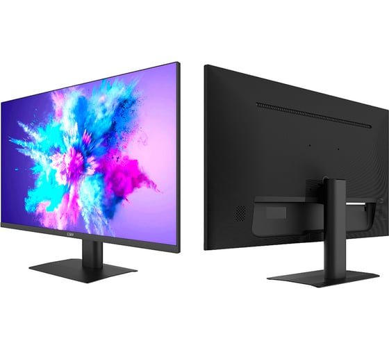 Монитор CBR Lcd 23.8" mf-2403 безрамочный, va, fhd 1920x1080, 75гц, динамики 2 3w, 1 dp, 1 hdmi, 1 vga, freesync, черный, кабели 1 dp+1 hdmi+1 vga 1.5м в комплекте LCD-MF2403-OPC