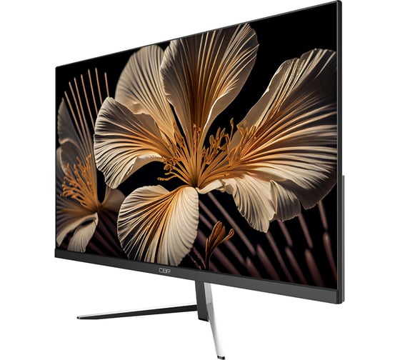 Монитор CBR Lcd 27" mf-2701 безрамочный, va, fhd 1920x1080, 75гц, 1 vga, 1 hdmi, черный, кабели 1 hdmi+1 vga 1.5м в комплекте LCD-MF2701-OPC