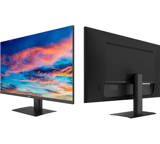 Монитор CBR Lcd 27" mf-2703 безрамочный, va, fhd 1920x1080, 75гц, динамики 2 3w, 1 dp, 1 hdmi, 1 vga, freesync, черный, кабели 1 dp+1 hdmi+1 vga1.5м в комплекте LCD-MF2703-OPC