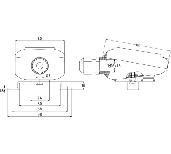 Датчик температуры наружный КЭАЗ OptiSensor ATF1-PT1000 286500