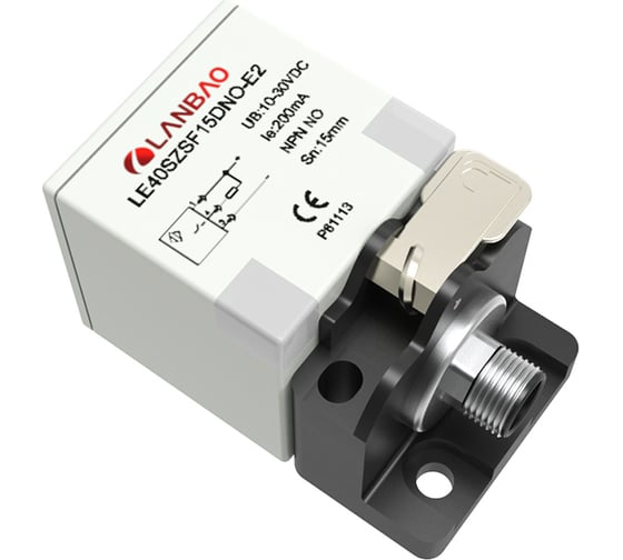 Индуктивный бесконтактный выключатель Lanbao LE40SZSN40DPRY-E2 07-00036377