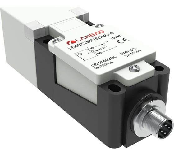 Индуктивный бесконтактный выключатель Lanbao LE40XZSN40DPRY-E2 07-00041230