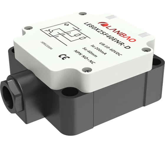 Индуктивный бесконтактный выключатель Lanbao LE80XZSN50DPR-D 07-00040305