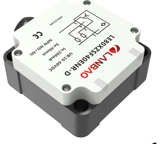 Индуктивный бесконтактный выключатель Lanbao LE80XZSN50DPR-D 07-00040305