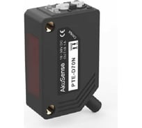 Оптический датчик рефлекторный AKUSENSE PTE-D70P-WT Sn=700 мм PNP НО/НЗ (Программ) 10...30DC кабель 0,15 м в конце разъем М8 07-00044190