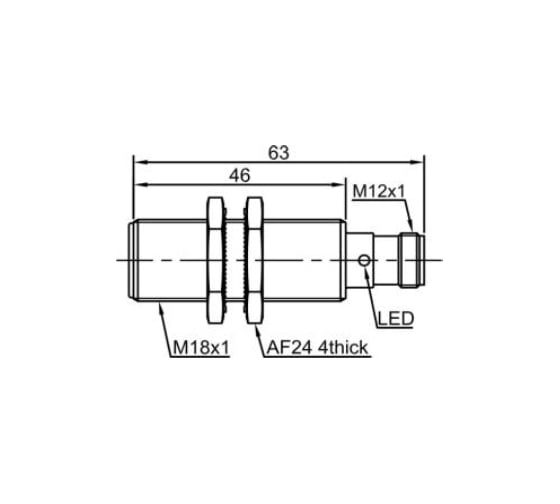 Индуктивный датчик Lanbao LR18XBF05DPO-E2 07-00040580