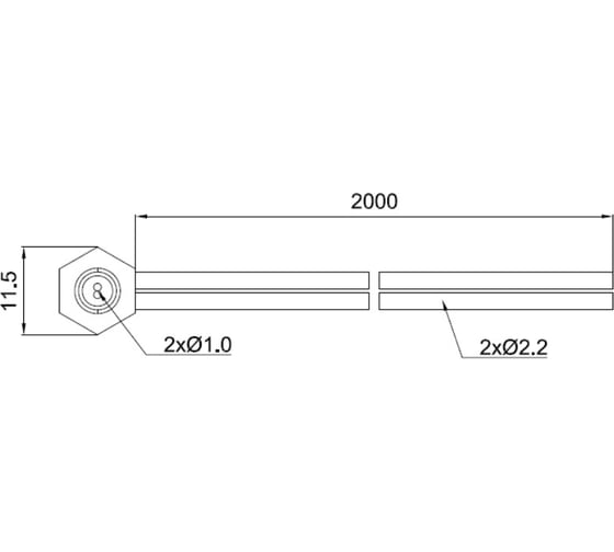 Оптоволоконная насадка Lanbao PFR-620-V 07-00035650