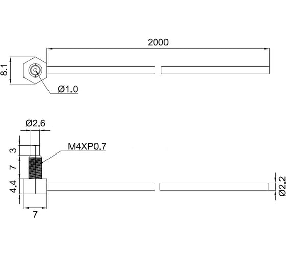 Оптоволоконная насадка Lanbao PFT-420-V 07-00036923