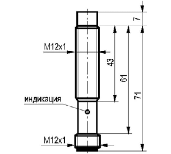 Индуктивный датчик ТЕКО ISN EC2A-31P-6-LZS4 00-00025546