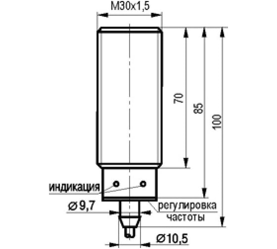 Индуктивный датчик ТЕКО IV21B AF81A5-02G-10-L 00-00036040
