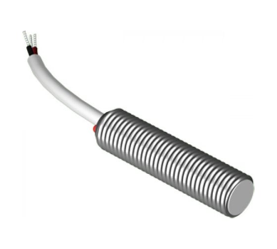 Индуктивный датчик ТЕКО ISB B1B-31P-1,5F-LP-C Sn=1,5 мм, корпус М8x0,5 латунь заподлицо, 10 ... 30 DC NO PNP, IP67, подключение кабель 00-00034717 1