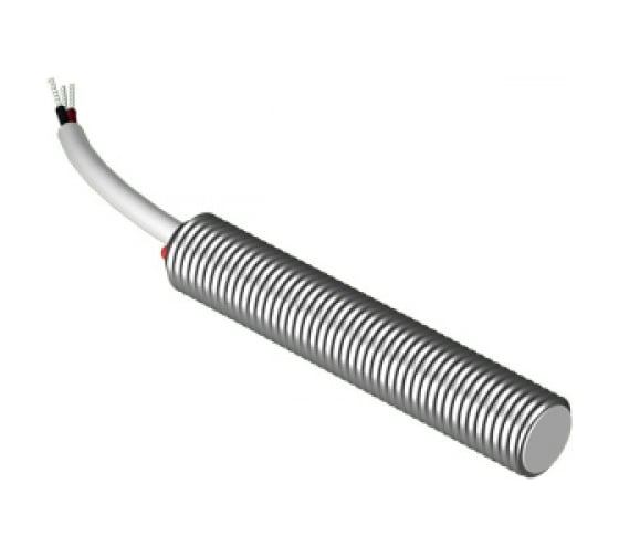 Индуктивный датчик ТЕКО ISB A11B-31N-1,5-L Sn=1,5 мм, корпус М8x1 латунь заподлицо, 10 ... 30 DC NO NPN, IP67, подключение кабель 00-00023947 1