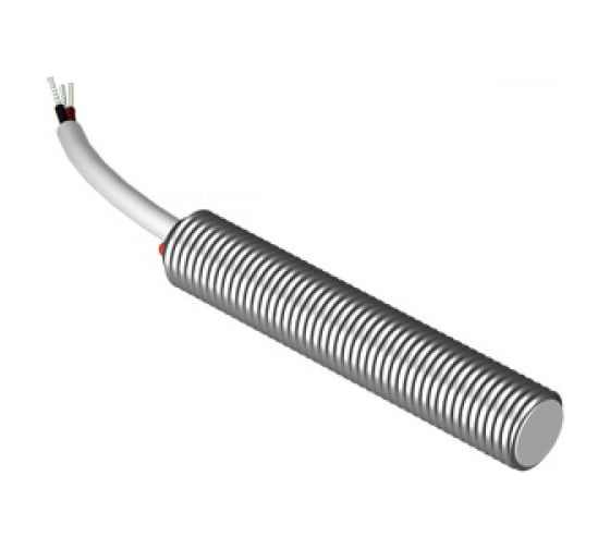 Индуктивный датчик ТЕКО ISB A11B-31P-1,5-L-C Sn=1,5 мм, корпус М8x1 латунь заподлицо, 10 ... 30 DC NO PNP, IP67, подключение кабель 00-00023956 1