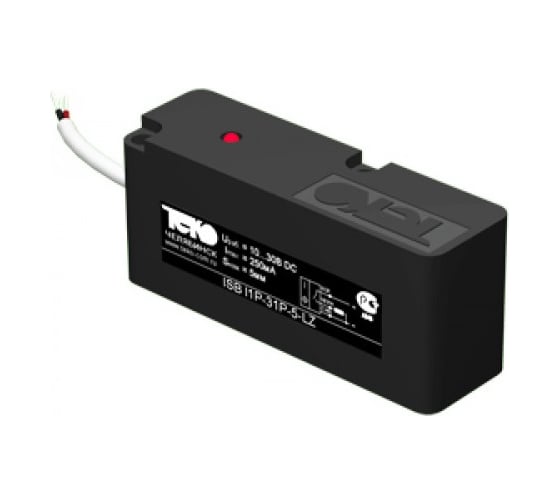 Индуктивный датчик ТЕКО ISN I1P-31P-8-LZ Sn=8 мм, корпус пластик не заподлицо, 10 ... 30 DC NO PNP, IP67, подключение кабель 00-00026099 1