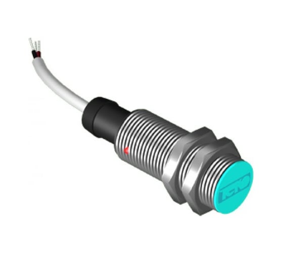 Индуктивный датчик ТЕКО ISB BF2A-31P-2-L Sn=2 мм, корпус М12x1 алюминий заподлицо, 10 ... 30 DC NO PNP, IP67, подключение кабель 00-00024857 1