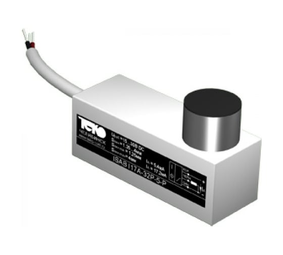 Индуктивный преобразователь перемещения ТЕКО ISAB I17A-32P-5-P-C, Sn=5 мм, корпус 20х55х20 алюминий заподлицо, 10 ... 30 DC NС PNP, IP67, подключение кабель 00-00035497 1