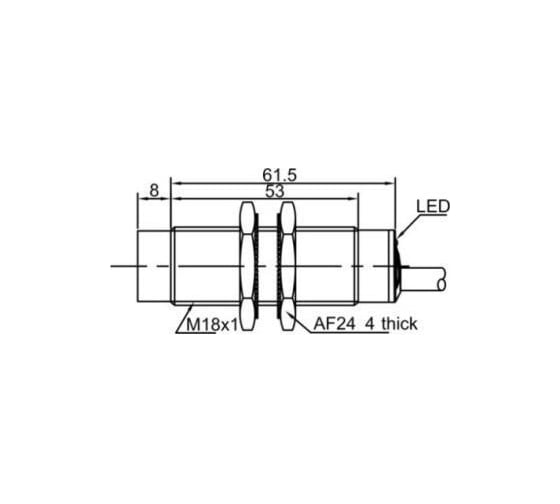Индуктивный датчик Lanbao LR18XCN08LIUM 07-00040985