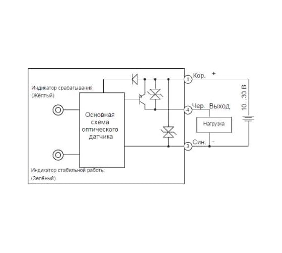 Оптический датчик Lanbao PSE-BC10DPB 07-00036466