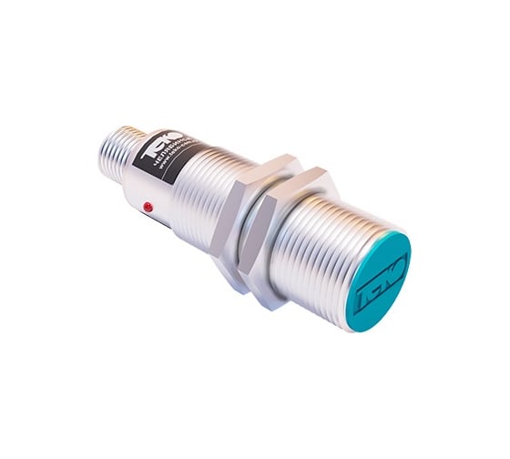 Индуктивный датчик автотранспортного исполнения ТЕКО ISBt AC4A8-31P-5F-LZS4-C-P, Sn=5 мм, корпус М18x1 алюминий заподлицо, 10 ... 30 DC NO PNP, IP68, подключение разъем 00-00038909 1