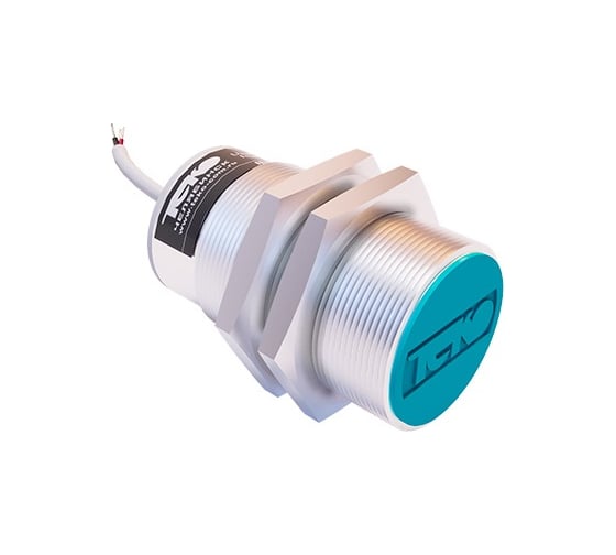 Индуктивный датчик автотранспортного исполнения ТЕКО ISBt A8A8-32P-10G-LZ-C-P-0,15, Sn=10 мм, корпус М30x1,5 алюминий заподлицо, 10 ... 30 DC NС PNP, IP68, подключение кабель 00-00025311 1