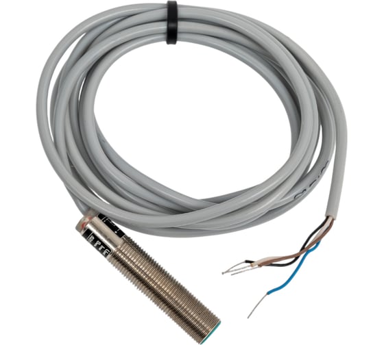 Индуктивный датчик ТЕКО ISB A2B-43P-4-LZ Sn=4 мм, корпус М12x1 латунь заподлицо, 10 ... 30 DC NO/NC PNP, IP67, подключение кабель 00-00068627 1