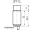 Индуктивный датчик ТЕКО ISN F4A-31N-8-L-C Sn=8 мм, корпус М18x1 алюминий не заподлицо, 10 ... 30 DC NO NPN, IP67, подключение кабель 00-00025869 2