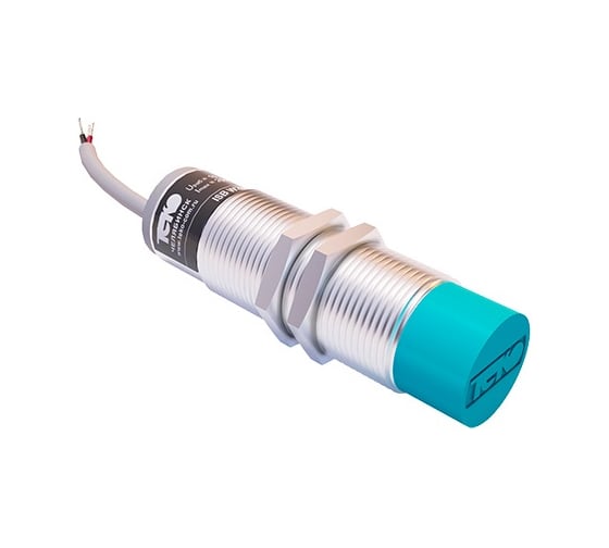 Индуктивный датчик ТЕКО ISN E4A-31P-12-LZ-5 Sn=12 мм, корпус М18x1 алюминий не заподлицо, 10 ... 30 DC NO PNP, IP67, подключение кабель 07-00033716 1