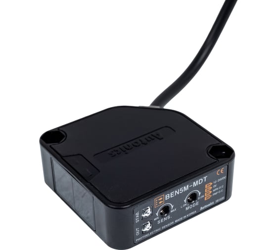 Фотоэлектрический датчик Autonics BEN5M-MDT, кабель 2м, PNP/NPN, 12-24В, артикул H1650001342R