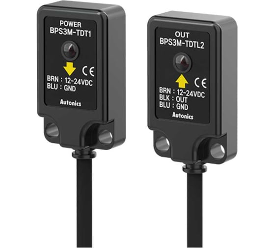 Фотоэлектрический датчик Autonics BPS3M-TDT, кабель 2м, NPN, 12-24В, артикул A1650000044R