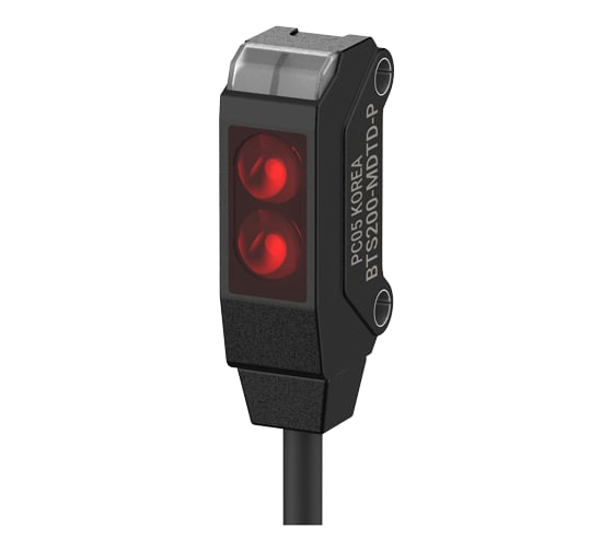 Фотоэлектрический датчик Autonics BTS200-MDTD-P, кабель 2м, PNP, 12-24В, артикул A1650000324R