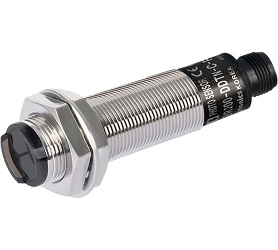 Фотоэлектрический датчик Autonics BR200-DDTN-C-P, разъем M12, PNP, 12-24В, артикул A1650000150R 1