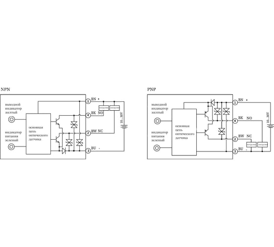 Оптический датчик Lanbao PSE-YC35DPRL-E3 08-00019062