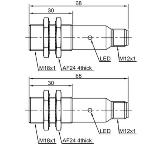 Оптический датчик Lanbao PR18-TM20D-E2 07-00041304