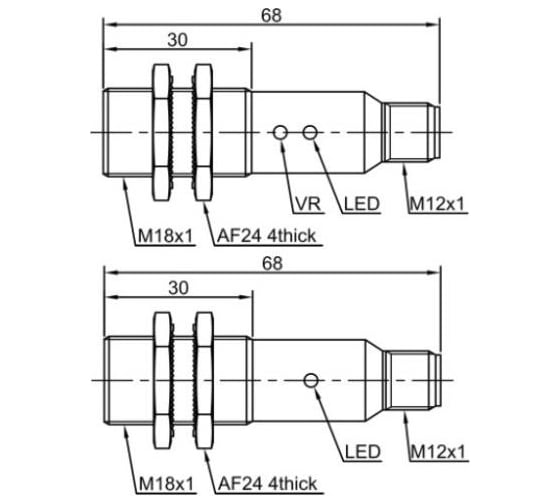 Оптический датчик Lanbao PR18-BC10DPR-E2 07-00039438