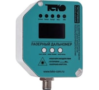 Лазерный датчик ТЕКО KJT-TLSD-50CPAA-LY корпус алюминий/оргстекло 105х38х92,Sh=0...50м,дискрет:1PNP,аналог:4-20 мА,- 15…+50,IP65,разъем М12, 07-00043370