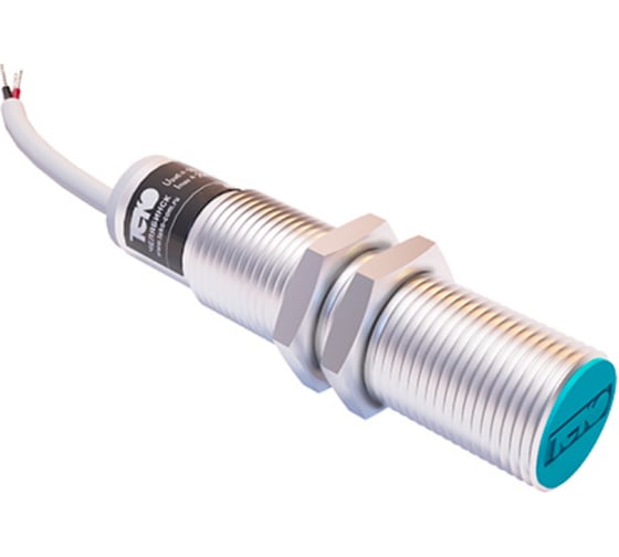 Индуктивный датчик ТЕКО ISB A2A-43P-4-LZ Sn=4 мм, корпус М12x1 алюминий заподлицо, 10 ... 30 DC NO/NC PNP, IP67, подключение кабель 00-00024014 1