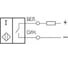 Индуктивный датчик ТЕКО ISB AF49S8-21-3-P-G Sn=3 мм, корпус М18x1 нержавеющая сталь заподлицо, 10 ... 30 DC NO 2-х проводный, IP68, подключение кабель 00-00024502 3