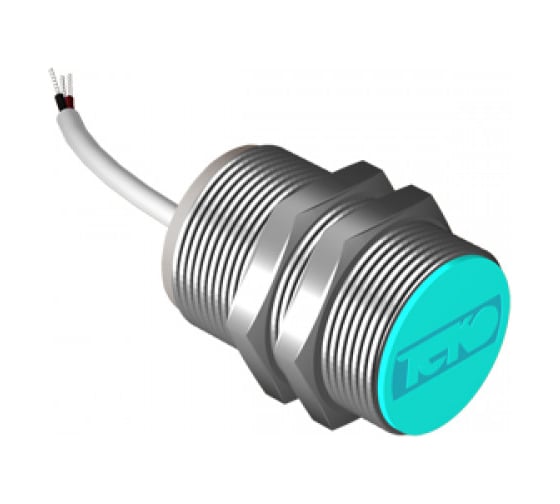 Индуктивный датчик ТЕКО ISB B5A-31N-7-L Sn=7 мм, корпус М22x1,5 алюминий заподлицо, 10 ... 30 DC NO NPN, IP67, подключение кабель 00-00024761 1