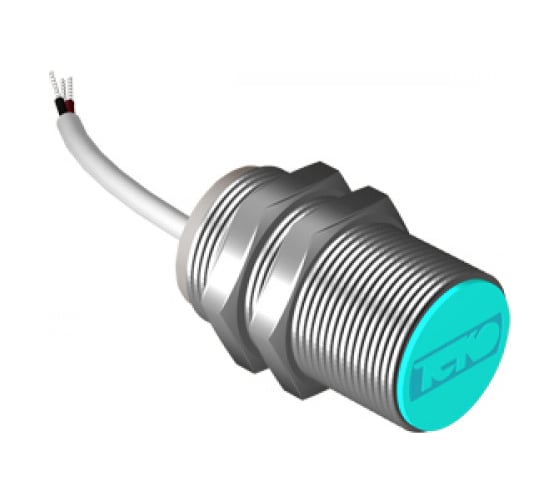 Индуктивный датчик ТЕКО ISB B4A-32P-5-L Sn=5 мм, корпус М18x1 алюминий заподлицо, 10 ... 30 DC NС PNP, IP67, подключение кабель 00-00024748 1