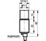 Индуктивный датчик ТЕКО ISB Z31A-32N-3,5-L Sn=3,5 мм, корпус М14x1 алюминий заподлицо, 10 ... 30 DC NС NPN, IP67, подключение кабель 00-00025286 2